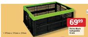 Perma Black Collapsible Crate-470mmx335mmx220mm