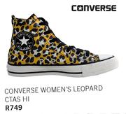 Converse Women's Leopard Ctas Hi