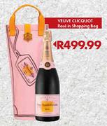 Veuve Clicquot Rose In Shopping Bag