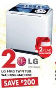 LG 14Kg Twin Tub Washing Machine