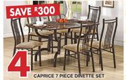 Caprice 7 Piece Dinette Set