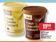 PnP Fresh Custard Chocolate or Vanilla-500g Each