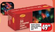 Santa's Choice Indoor Flashing Fairy Lights-50's