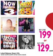 Latest Release Music CD's-Each