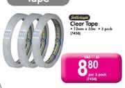 Sellotape Clear Tape(12mmx33m)-Per 3 Pack