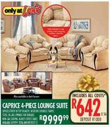 Caprice 4 Piece Lounge Suite