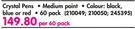 Bic Crystal Pens-Per 60 Pack