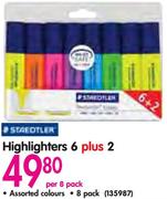 Staedtler Highlighters-Per 8 Pack