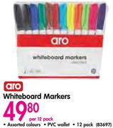 Aro Whiteboard Markers-Per 12 Pack