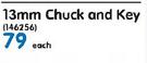 Tork Craft 13mm Chuck And Key