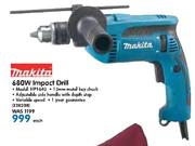 Makita 680W Impact Drill HP1640