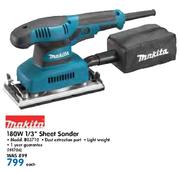 Makita 180W 1/3" Sheet Sander B03710