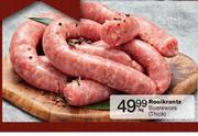 Rooikrantz Boerewors(Thick)-Per kg