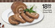 Chocolate Swiss Roll Each