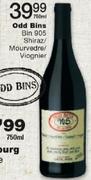 Odd Bins Bin 905 Shiraz/Mourvedre/Viognier-750ml
