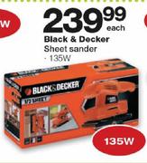 Black & Decker Sheet Sander-135W Each