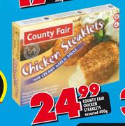 Country Fair Chicken Steaklets-400g