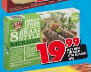 Fry's Meat Free Braai Style Sausages-380g