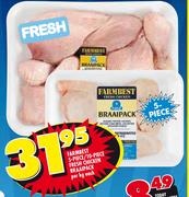 Farmbest 5 Piece/10 Piece Fresh Chicken Braai Pack-Per Kg
