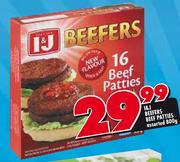 I&J Beefers Beef Patties Assorted-800g
