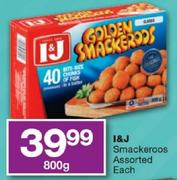 I&J Smackeroos-800gm Each