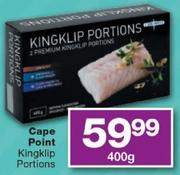 Cape Point Kingklip Portions-400gm