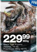 Black Tiger Prawns- 800g
