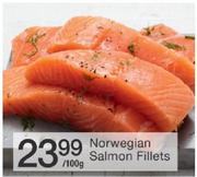 Norwegian Salmon Fillets-Per 100g