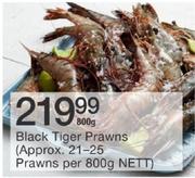 Black Tiger Prawns-800g
