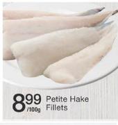 Petite Hake Fillets-100g