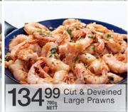Cut & Deveined Large Prawns-700g