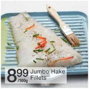 Jumbo Hake Fillets-100g