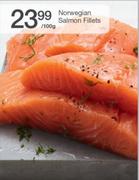Norwegian Salmon Fillets-Per 100g