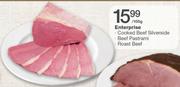Enterprise Cooked Beef Silverside Beef Pastrami Roast Beef-Per 100g
