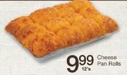 Cheese Pan Rolls-12's