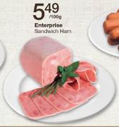 Enterprises Sandwich Ham-100gm