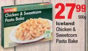 Iceland Chicken & Sweetcorn Pasta Bake-500G
