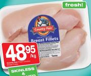 County Fair Fresh Chicken Breast Fillets-Per Kg