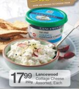 Lancewood Cottage Cheese Assorted-250g