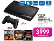 PS3 500GB Action And Adventure Bundle-Per Bundle