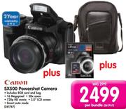 Canon Powershot Camera SX500-Per Bundle