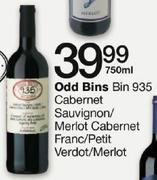 Odd Bins Bin 935 Cabernet Sauvignon/Merlot Cabernet Franc/Petit Verdot/Merlot-750ml 