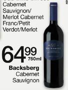 Backsberg Cabernet Sauvignon-750ml