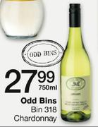 Odd Bins Bin 318 Chardonnay-750ml Each