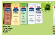 Vaseline Body Lotion(All Variants)-4x400ml