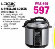 Logik 6Ltr Pressure Cooker(RSH-012476018)-Each