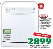 Defy 4 Programme Dishwasher(DDW168)