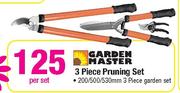 Garden Master 3 Piece Pruning Set-Per Set