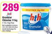 Hth Granular Chlorine 11Kg-Each