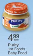Purity 1st Foods Baby Food-80ml